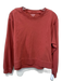 Athleta Size S Burnt Orange Cotton Long Sleeve Athletic Top Burnt Orange / S