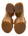 Kork-Ease Shoe Size 9 Brown Cork & Leather Strappy Woven Wedges Brown / 9