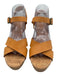 Kork-Ease Shoe Size 9 Brown Cork & Leather Strappy Woven Wedges Brown / 9