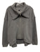 Sweaty Betty Size 6 Gray Cotton Blend Long Sleeve Knit Half Zip Sweater Gray / 6