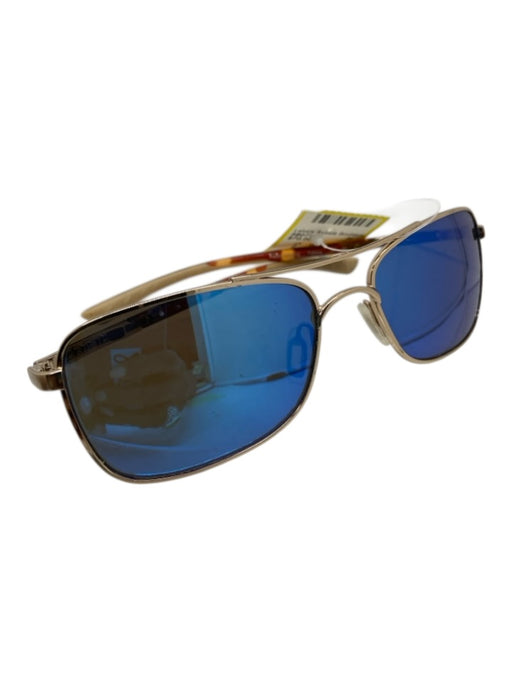 Costa Silver & Blue Metal Solid Men's Sunglasses Silver & Blue