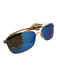Costa Silver & Blue Metal Solid Men's Sunglasses Silver & Blue
