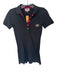 Pennington and Bailes Size S Black & Red Cotton Short Sleeve UGA Collar Dress Black & Red / S