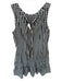 J. Crew Size S White & Black Cotton Sleeveless Gingham Drop Waist Back Tie Dress White & Black / S