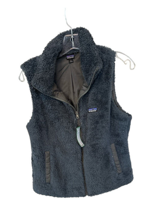 Patagonia Size L Navy Polyester Fuzzy Athletic Vest Navy / L