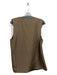 Worth Size Large Brown Silk Sleeveless lace up Cowl neck Top Brown / Large