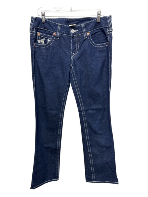 True Religion Size 31 Dark Wash Cotton Blend Solid Jean Men's Pants Dark Wash / 31