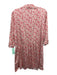 Tuckernuck Size S Red & White Cotton & Spandex 3/4 Sleeve Floral Print Dress Red & White / S