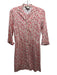 Tuckernuck Size S Red & White Cotton & Spandex 3/4 Sleeve Floral Print Dress Red & White / S
