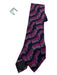 Fendi Purple & Black Silk Abstract Men's Ties