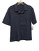 Lululemon Size Est M Navy Blue Synthetic Solid Athletic Button up Short Sleeve Navy Blue / Est M