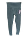 Set Active Size XS Slate Nylon Blend Ribbed High Waist Crop Athletic Leggings Slate / XS