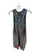 Biya Size XS Grey & Multi Polyester Blend Stitch Detail Tribal Vest Grey & Multi / XS
