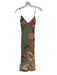 Tiger Mist Size XS Green Polyester Blend Mesh Spaghetti Strap Floral Maxi Dress Green / XS