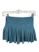 Goldhinge Size Est S Slate Blue Nylon Blend Pleated High Waist Athletic Skort Slate Blue / Est S