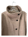 J Crew Size 12 Taupe Brown Wool Blend Zip & Button Knee Length Coat Taupe Brown / 12