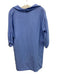 Emily McCarthy Size M Cornflower Blue Linen Blend notched collar Dress Cornflower Blue / M