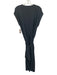 Modern Citizen Size XL Slate Blue Cotton Blend Tie Waist Cap Sleeve Midi Dress Slate Blue / XL