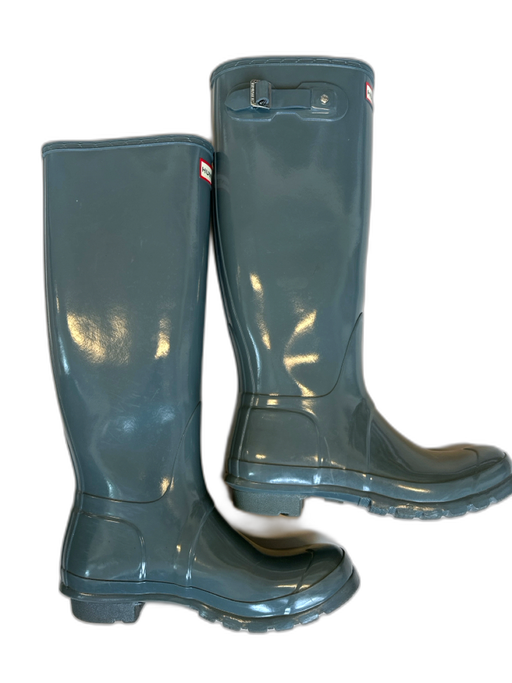 Hunter Shoe Size 8 Grey Rubber Knee High Rainboots Grey / 8