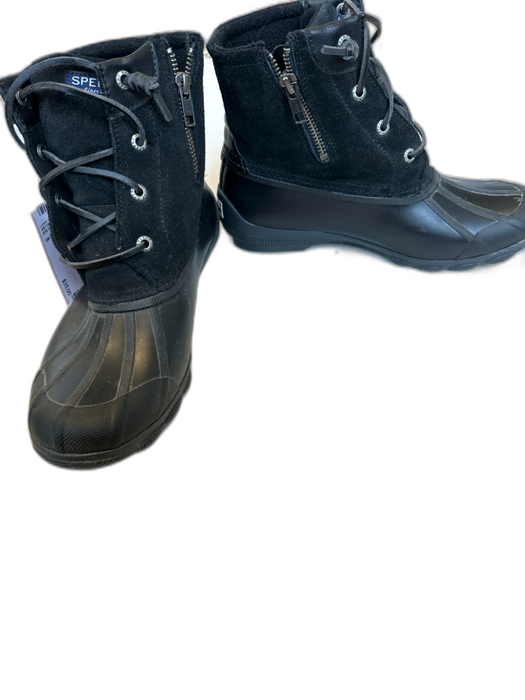 Sperry Shoe Size 8 Black Rubber short Rainboots Black / 8