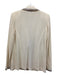 St John Evening Size 8 Cream Wool Blend 1 Button Rhinestone Detail Jacket Cream / 8