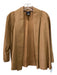 Doncaster Size 10 Tan Brown Leather Open Front 3/4 Sleeve Jacket Tan Brown / 10