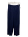 St. John Collection Size 4 Navy Blue Wool Blend Elastic Waist High Rise Pants Navy Blue / 4