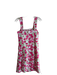 Lilly Pulitzer Size 8 White & Pink Cotton & Spandex Square Neck Sleeveless Dress White & Pink / 8
