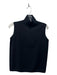 Agnona Size M/44 Black Cashmere High Neck Sleeveless Top Black / M/44