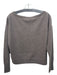 Naked Cashmere Size XS Taupe Brown Cashmere Wide Neck Crop Long Sleeve Sweater Taupe Brown / XS