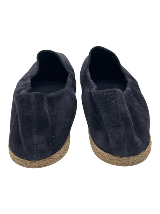 Vince Shoe Size 8 Navy Suede Espadrille Moccasin Flats Navy / 8