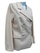 Adam Lippes Size 8 Blush Pink Virgin Wool Blend Double Breast Blazer Jacket Blush Pink / 8