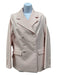 Adam Lippes Size 8 Blush Pink Virgin Wool Blend Double Breast Blazer Jacket Blush Pink / 8