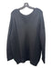 Belstaff Size S Black Wool Blend V Back Ribbed Detail Long Sleeve Sweater Black / S