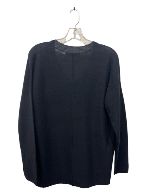 Naked Cashmere Size XS Black Cashmere V Neck Long Sleeve Sweater Black / XS