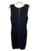 Line Size L Black Rayon Blend Sleeveless Dress Black / L