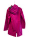 Creatmo us Size L Hot pink Polyester Fleece Lined Water proof Hooded Coat Hot pink / L