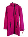 Creatmo us Size L Hot pink Polyester Fleece Lined Water proof Hooded Coat Hot pink / L