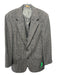 Brooks Brothers Gray & Tan Camel Hair Plaid 2 Button Men's Blazer 39