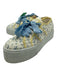 Superga Shoe Size 38 White, Yellow & Blue Canvas Platform Floral Laces Sneakers White, Yellow & Blue / 38