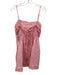 Free People Size S Pink & Red Cotton Cherry Print Spaghetti Strap Dress Pink & Red / S