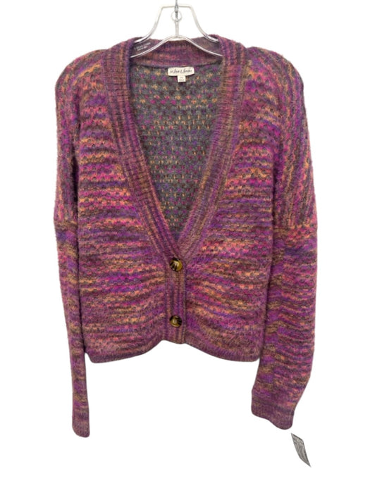 For Love & Lemons Size XS Fuchsia, Orange & Multi Nylon Blend Knit Sweater Fuchsia, Orange & Multi / XS