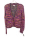 For Love & Lemons Size XS Fuchsia, Orange & Multi Nylon Blend Knit Sweater Fuchsia, Orange & Multi / XS