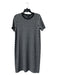 Weekend Max Mara Size Medium Dark Green & White Viscose Blend Short Sleeve Dress Dark Green & White / Medium