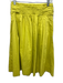 En Saison Size S Chartereuse Green Cotton Elastic Waist Knot Detail A line Skirt Chartereuse Green / S