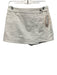 Cinq a Sept Size 6 White Cotton Blend Wrap Skort Pockets Shorts White / 6