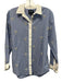 J Crew Size 6 Blue, White, Multi Cotton Stripe Beads Bows Button Top Blue, White, Multi / 6