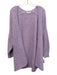 American Vintage Size XS/S Purple Alpaca & Polyamide Long Sleeve Open Sweater Purple / XS/S