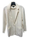 J Crew Size XS Off White Cotton & Polyester Knit One Button 2 Pocket Jacket Off White / XS