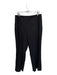 Akris Size 12 Black Wool High Waist Side Zip Wide Leg Trouser Pants Black / 12